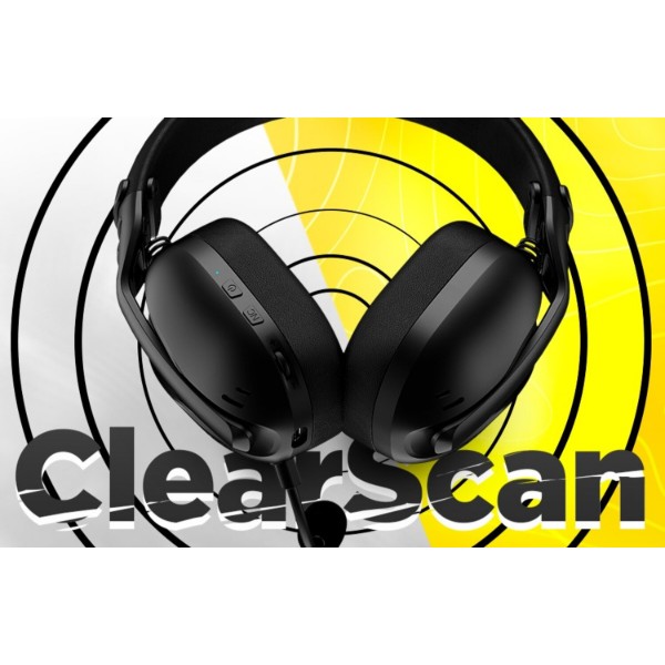 Фото - Гарнитура беспроводная игровая Hator Hyperpunk 3 Wireless Black (ESH15)
