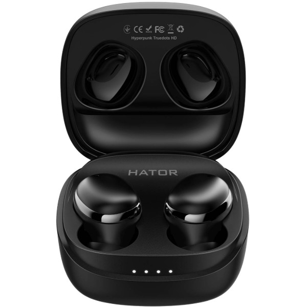 Фото - Наушники вкладыши беспроводные TWS Hator Hyреrpunk Truedots HD Black (HTA-411)