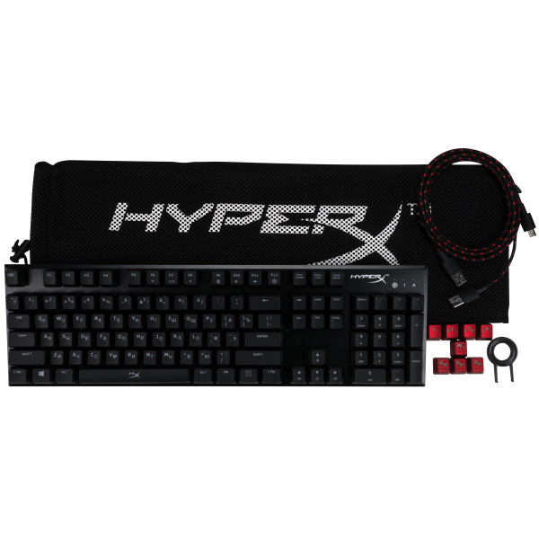 Фото - Клавіатура дротова HyperX Alloy FPS Cherry MX Red (HX-KB1RD1-RU/A5)