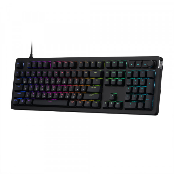 Фото - Клавиатура проводная игровая HyperX Alloy Rise PBT HX Red USB Black (7G7A3AA)