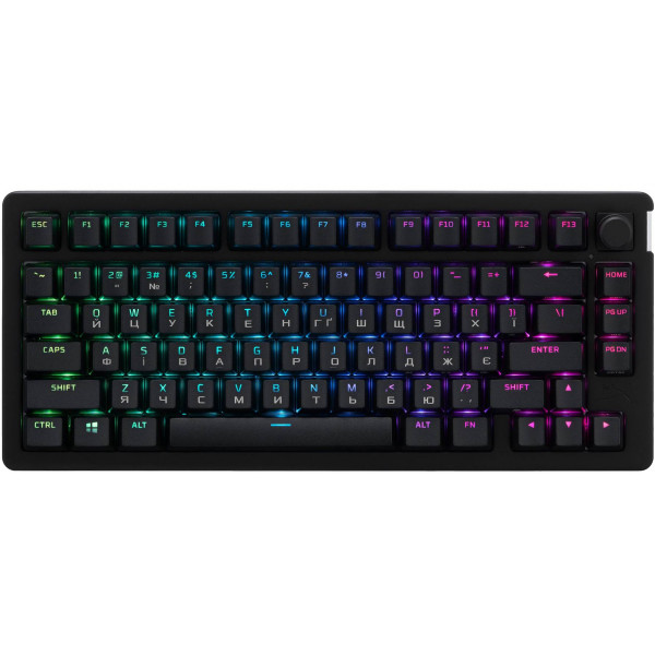 Фото - Клавиатура беспроводная игровая HyperX Alloy Rise 75 PBT HX Red Wireless (91Y91AA)