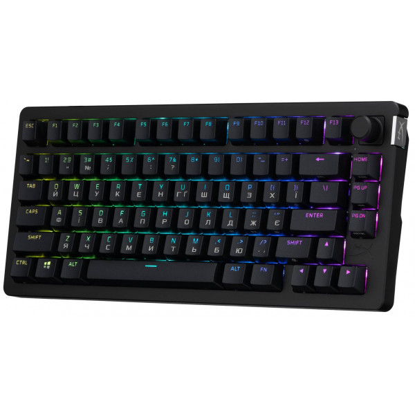 Фото - Клавиатура беспроводная игровая HyperX Alloy Rise 75 PBT HX Red Wireless (91Y91AA)