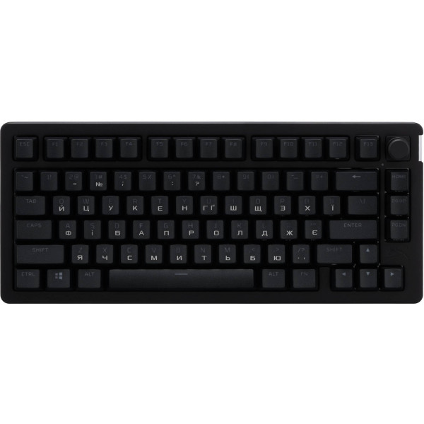 Фото - Клавиатура беспроводная игровая HyperX Alloy Rise 75 PBT HX Red Wireless (91Y91AA)
