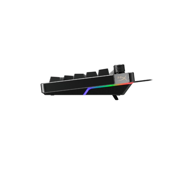 Фото - Клавіатура дротова ігрова HyperX Alloy Rise 75 PBT HX Red USB Black (7G7A4AA)