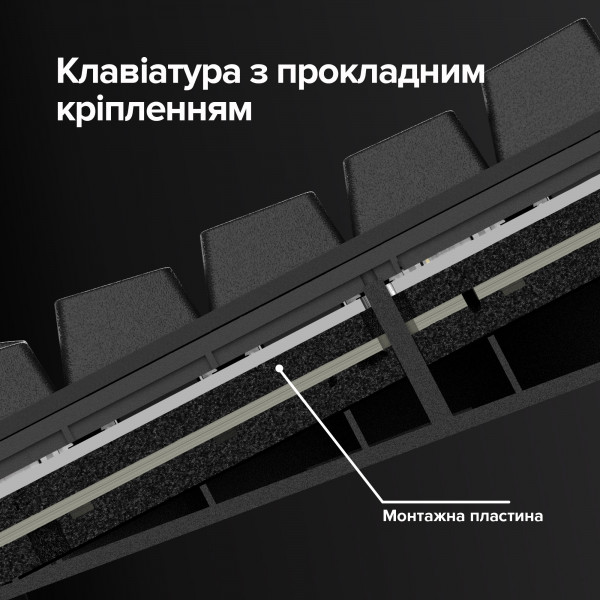 Фото - Клавиатура беспроводная игровая HyperX Alloy Rise 75 PBT HX Red Wireless (91Y91AA)