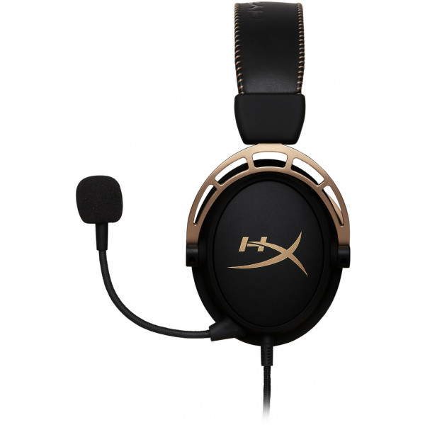 Фото - Гарнітура дротова ігрова HyperX Cloud Alpha Gold (HX-HSCA-GD/NAP)