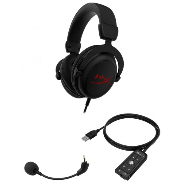 Фото - Гарнітура дротова ігрова HyperX Cloud Core + 7.1 (HX-HSCC-2-BK/WW)