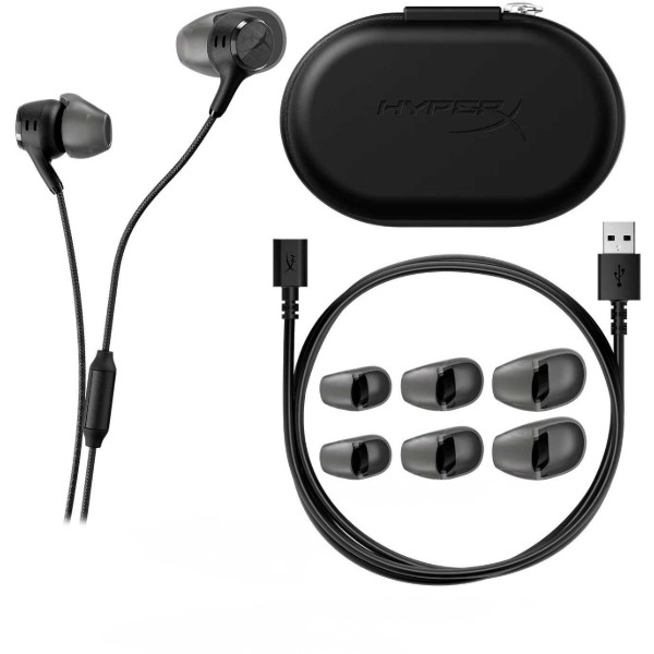 Фото - Гарнитура проводная игровая HyperX Cloud Earbuds III S, USB-C, Black (BN7S1AA)