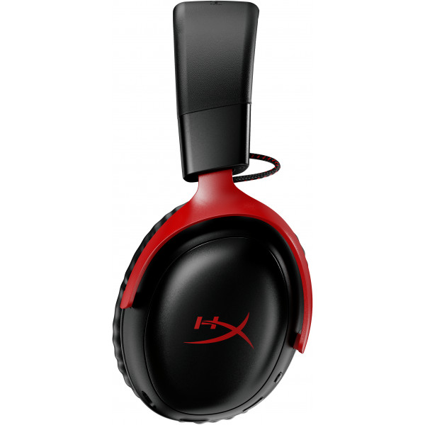 Фото - Гарнитура беспроводная игровая HyperX Cloud III Wireless Black-Red (77Z46AA)