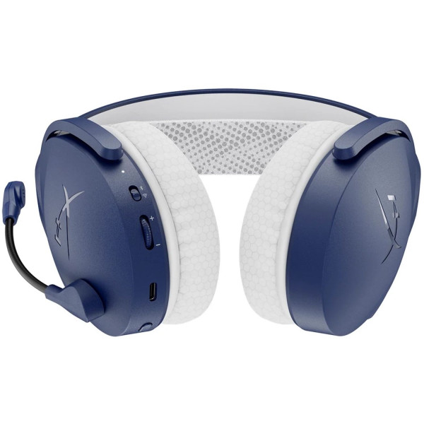Фото - Гарнітура бездротова ігрова HyperX Cloud Jet Wireless Light Blue (AM7A0AA)