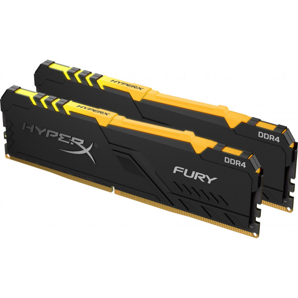 Фото - Память DDR HyperX Fury RGB DDR4 2x16GB/3733 (HX437C19FB3AK2/32) Фото - Память DDR HyperX Fury RGB DDR4 2x16GB/3733 (HX437C19FB3AK2/32)