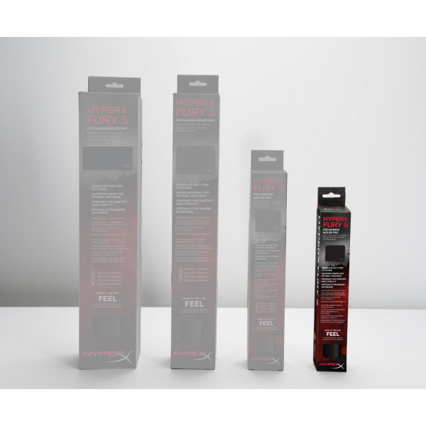 Фото - Килимок для миші ігровий HyperX Fury S - S Black (HX-MPFS-SM)