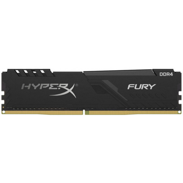 Фото - Память DDR Kingston DDR4 4GB/2400 HyperX Fury (HX424C15FB3/4) Black