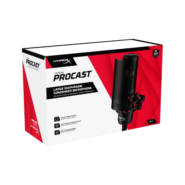 Фото - Мікрофон до комп'ютера дротовий HyperX ProCast (699Z0AA)