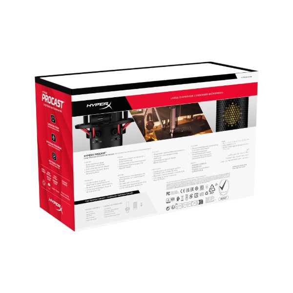 Фото - Мікрофон до комп'ютера дротовий HyperX ProCast (699Z0AA)