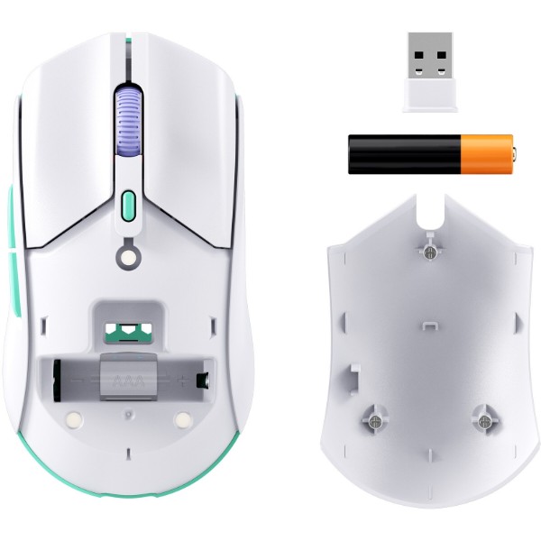 Фото - Мышь беспроводная игровая HyperX Pulsefire Haste 2 Core Wireless White (8R2E7AA)