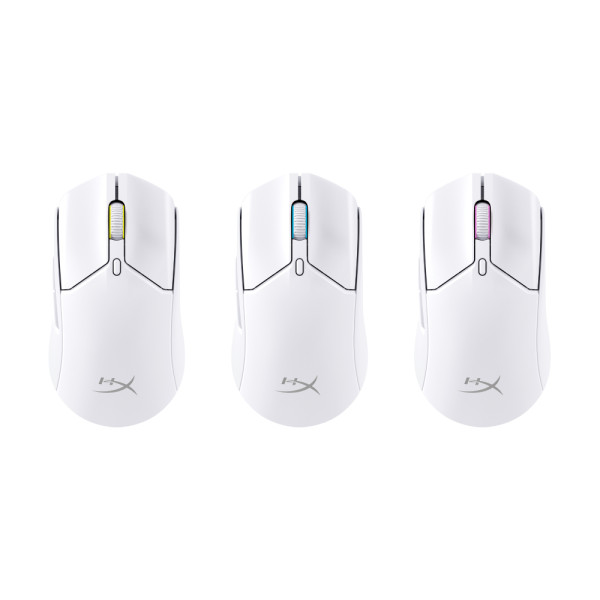 Фото - Миша бездротова ігрова HyperX Pulsefire Haste 2 Wireless White (6N0A9AA)