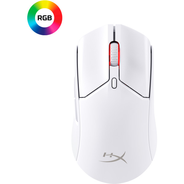 Фото - Миша бездротова ігрова HyperX Pulsefire Haste 2 Wireless White (6N0A9AA)