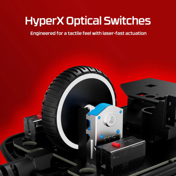 Фото - Миша дротова ігрова HyperX Pulsefire Saga Black (A2PB3AA)