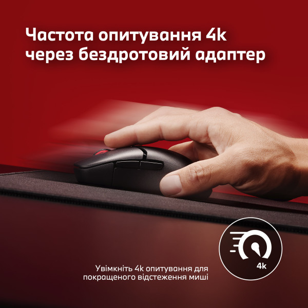 Фото - Миша бездротова ігрова HyperX Pulsefire Saga Pro Black (A2PB2AA)