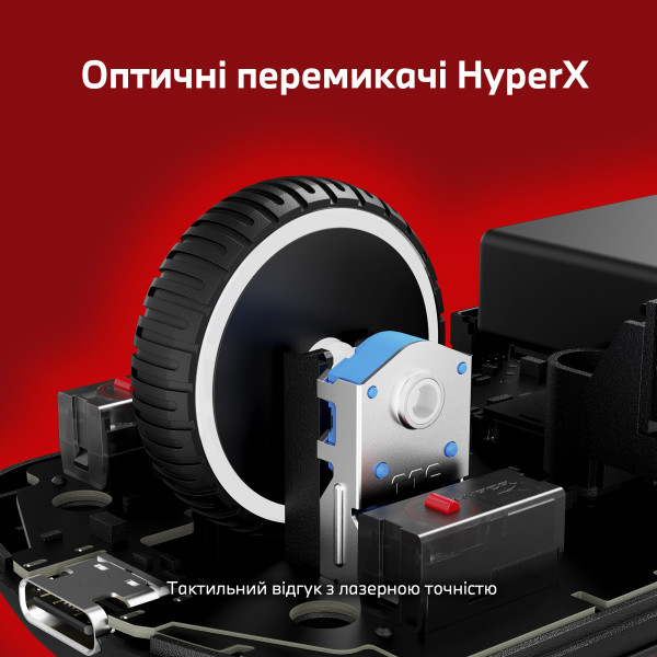 Фото - Миша бездротова ігрова HyperX Pulsefire Saga Pro Black (A2PB2AA)