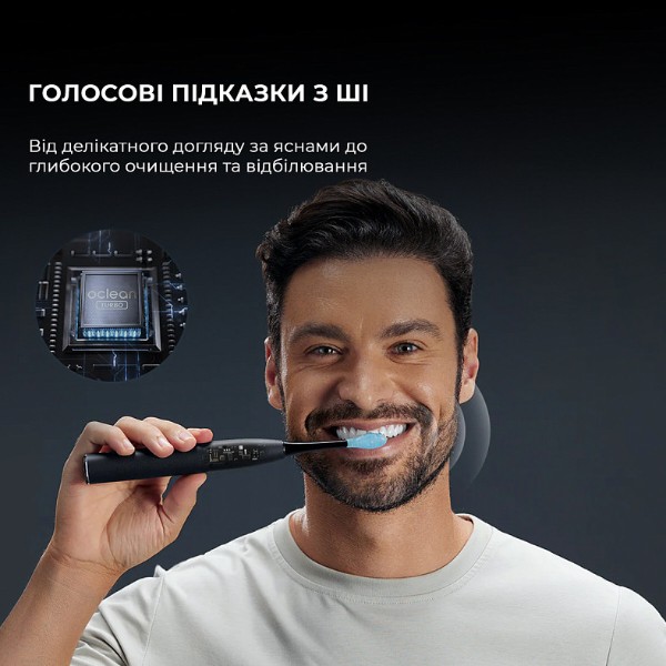 Фото - Зубна щітка електрична Oclean X Ultra 20 Electric Toothbrush Black (6970810557121)