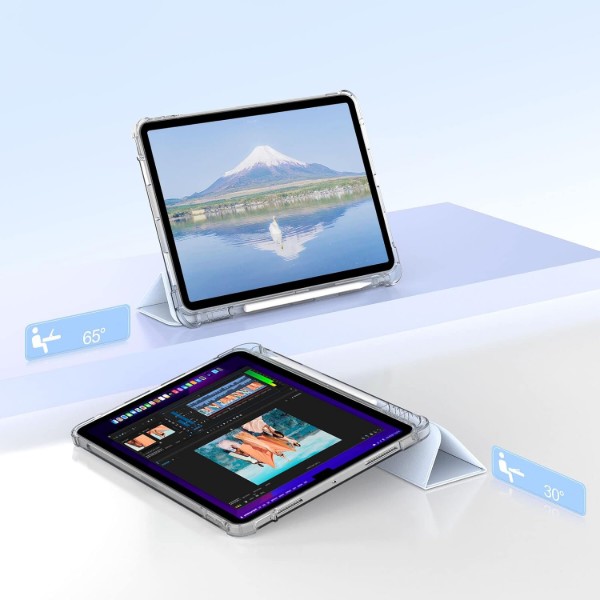 Фото - Чохол для планшета BeCover Soft Edge з кріпленням Apple Pencil for Apple iPad Air 11" M4 2026 Light Blue (715265)