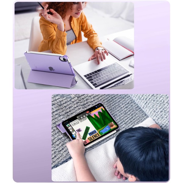Фото - Чехол для планшета BeCover Tri Fold Hard for Apple iPad 10.9" (2022/2024)/iPad (А16) 2025 11" Purple (713321)