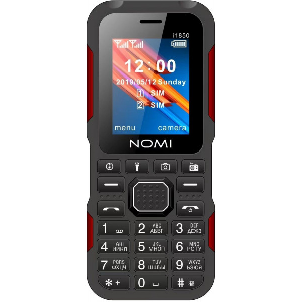 Фото - Мобильный телефон Nomi i1850 Black-Red