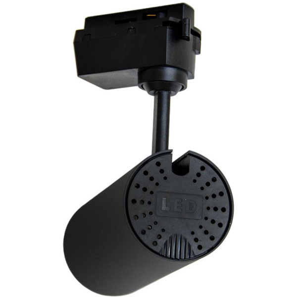 Фото - Світлодіодний світильник Accente трековий A-20-02 20Вт 4200К чорний (000059108)