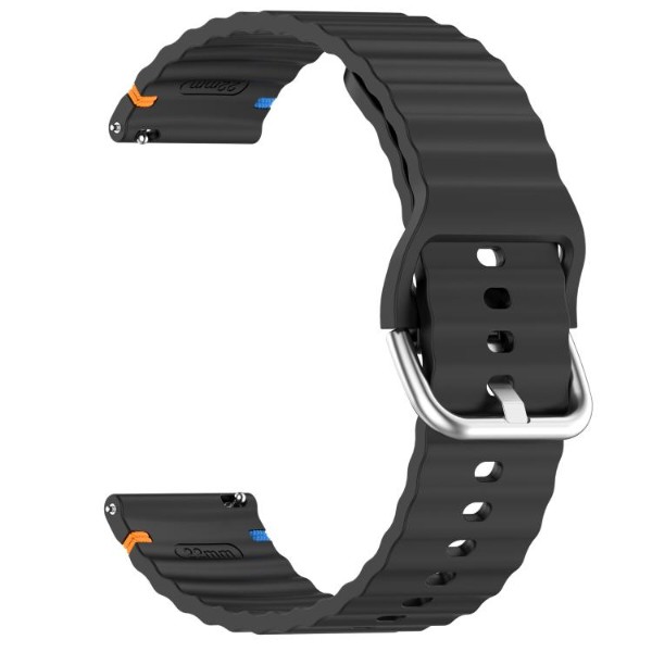 Фото - Ремешок для смарт-часов BeCover Ribbed Tape (22mm) for Xiaomi Watch 2 Pro / S4 / S3 / S1 Pro / S1 / S1 Active Black (714293)