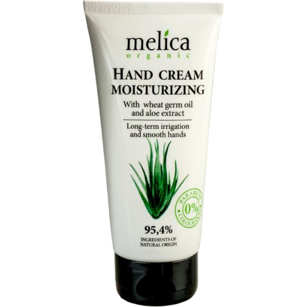 Фото - Крем для рук і нігтів Melica Organic Увлажняющий с маслом зародышей пшеницы и экстрактом алоэ 100 мл (4770416342198)