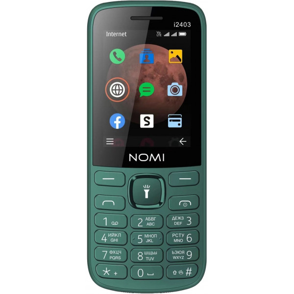 Фото - Мобільний телефон Nomi i2403 Dark Green