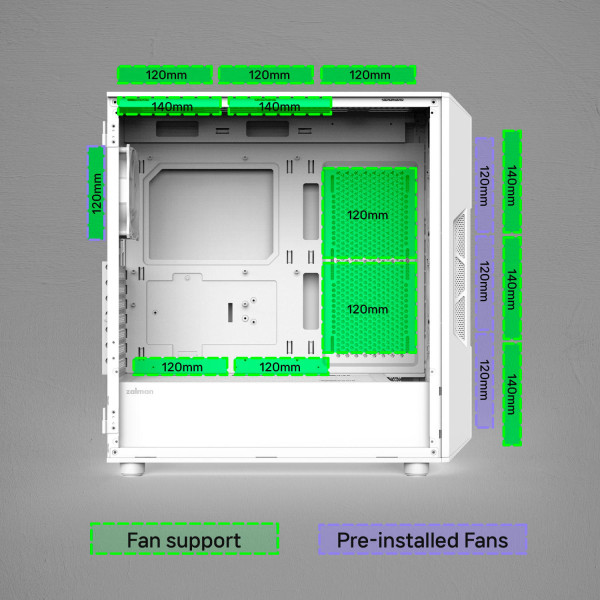 Фото - Корпус Zalman I3 Neo V2 без БЖ
