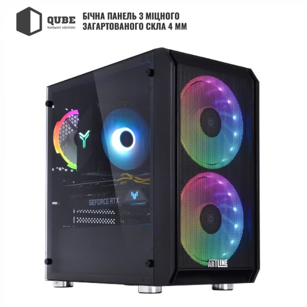 Фото - Системний блок QUBE QB i5 12400F RTX 5060 Ti 16GB NM 1610 (i512400FRTX5060TI16GBNM1610)