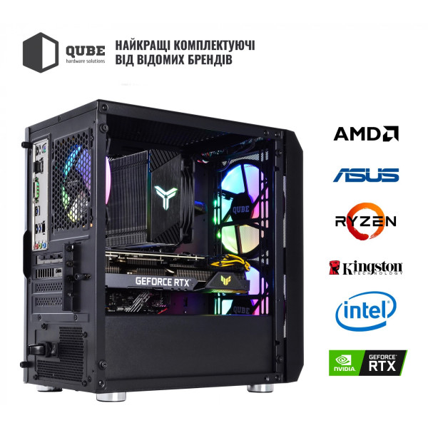 Фото - Системний блок QUBE QB i5 14400F RTX 5060 Ti 16GB NM 321010 (i514400FRTX5060TI16GBNM321010)