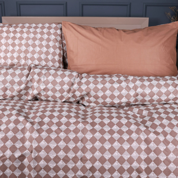 Фото - Комплект постільної білизни MirSon 175х210 см Ranforce Elite 17-0759 Cocoa Bliss (2200010936353)