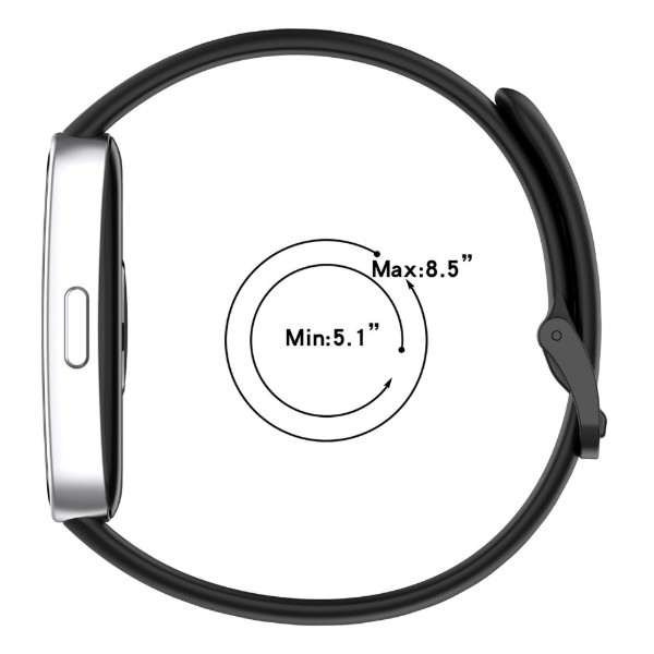 Фото - Ремінець для фітнес-браслету BeCover for Huawei Band 8 / 9 / 10 Black (714118)