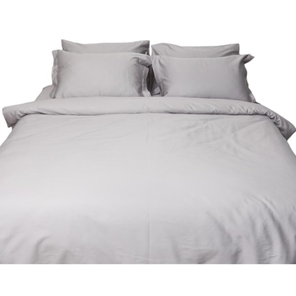 Фото - Комплект постільної білизни Moon&Star 160х220х2 нав. 4х70х70 Smoke Satin Premium (MS-820000454)