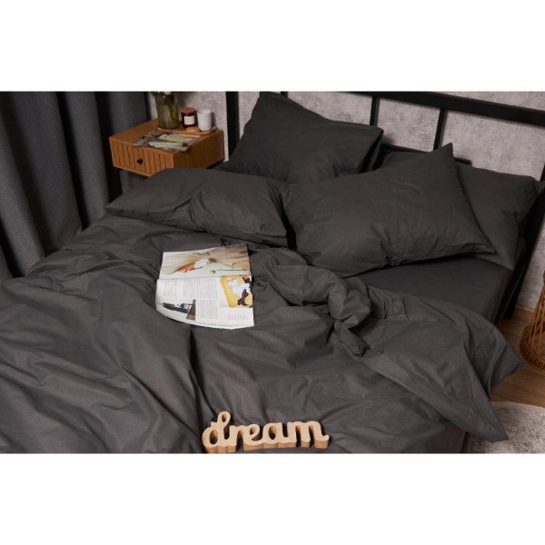 Фото - Комплект постельного белья Moon&Star 160х220х2 нав. 2х40х60 Sweat Gray Бязь Gold Люкс (MS-820001350)