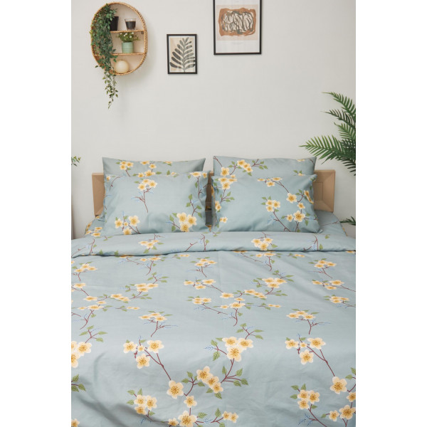 Фото - Комплект постільної білизни Moon&Star 160х220х2 нав. 4х70х70 Spring Flower Мікросатин Premium (MS-820001422)