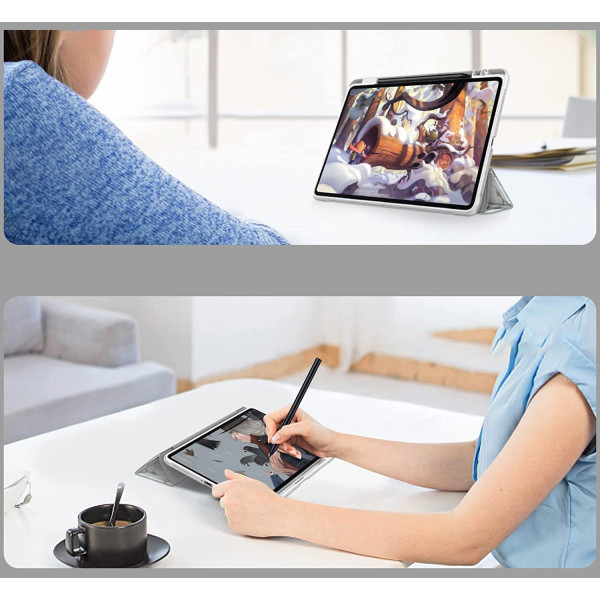 Фото - Чохол для планшета BeCover Soft Edge з кріпленням для стілусу for Xiaomi Redmi Pad 2 11.0" Gray (713660)