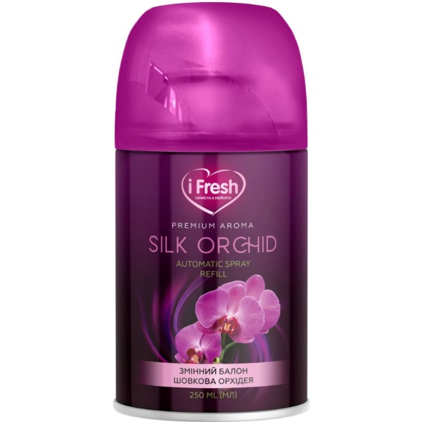 Фото - Змінний балон до освіжувача повітря iFresh premium aroma silk orchid 250 мл (4820268100153)