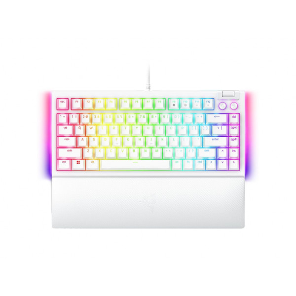 Фото - Клавіатура дротова ігрова Razer BlackWidow V4 75% White (RZ03-05001700-R3M1)