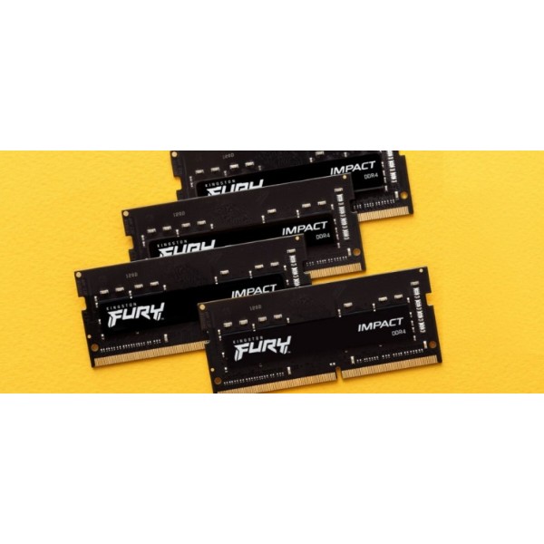 Фото - Пам'ять DDR Kingston DDR4 2/8GB KIT 3200 FURY Impact (KF432S20IBK2/16)