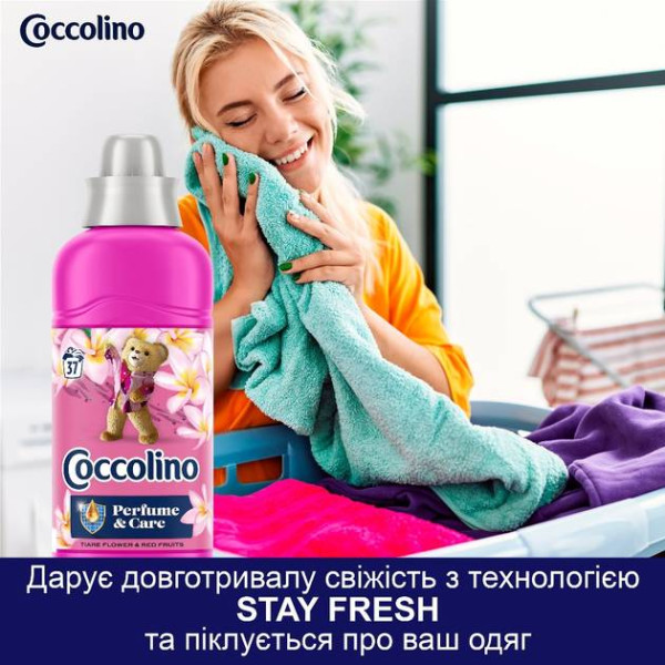 Фото - Ополіскувач для білизни Coccolino Perfume & Care Tiare Flower & Red Fruits 925 мл