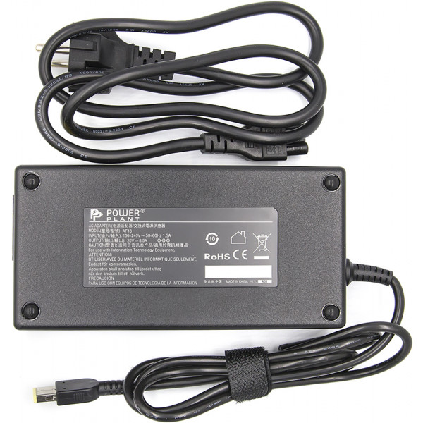 Фото - Зарядное устройство для ноутбука PowerPlant IBM/Lenovo 220V 170W 20V 8.5A (IB170HUSB)