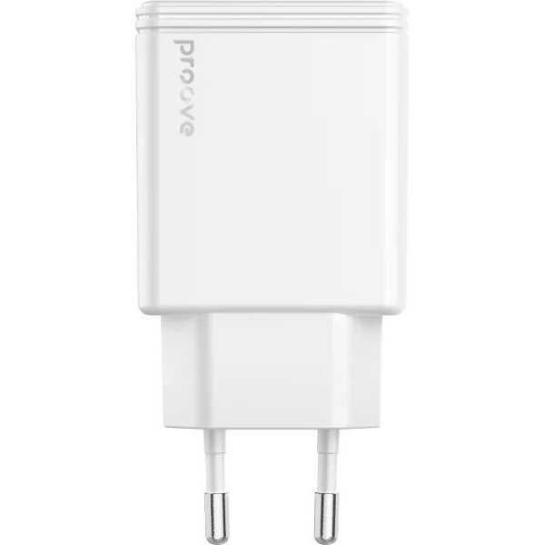 Фото - Сетевое зарядное устройство Proove Slender 45W (Type-C + USB) white (WCSL45110002)