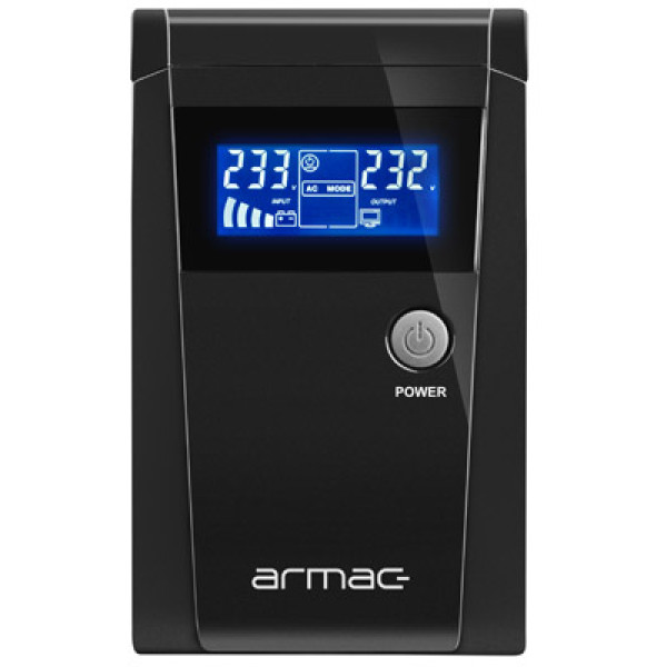 Фото - Джерело безперебійного живлення Armac Office 850E LCD 850VA/480W (Z22850)