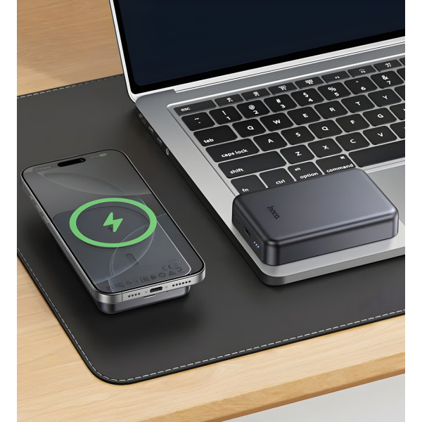 Фото - Батарея мобильная HOCO J160A Original PD20W Magnetic MagSafe compatible 10000 mAh Metal Gray (714992)